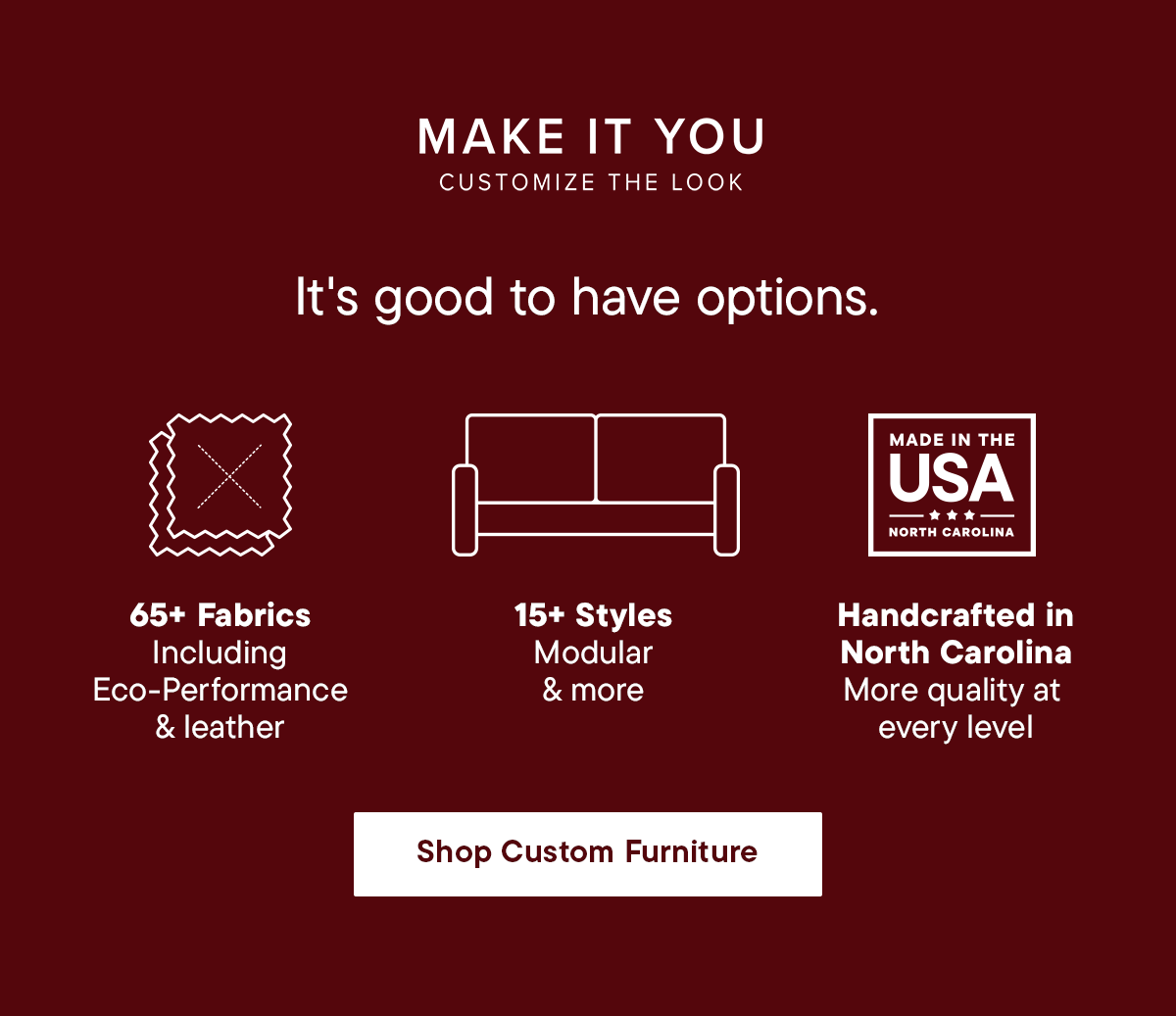 Shop Custom Furniture
