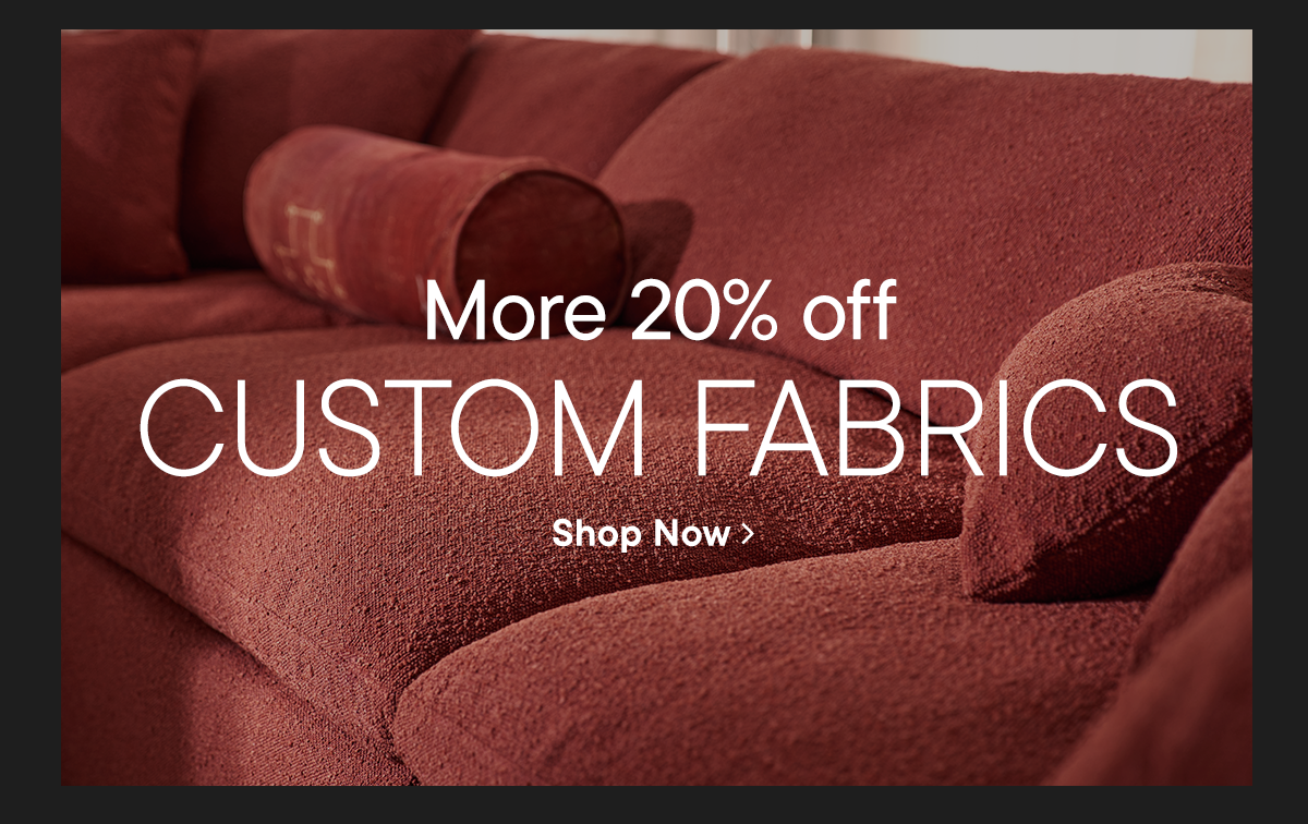 20% Off Custom Fabric