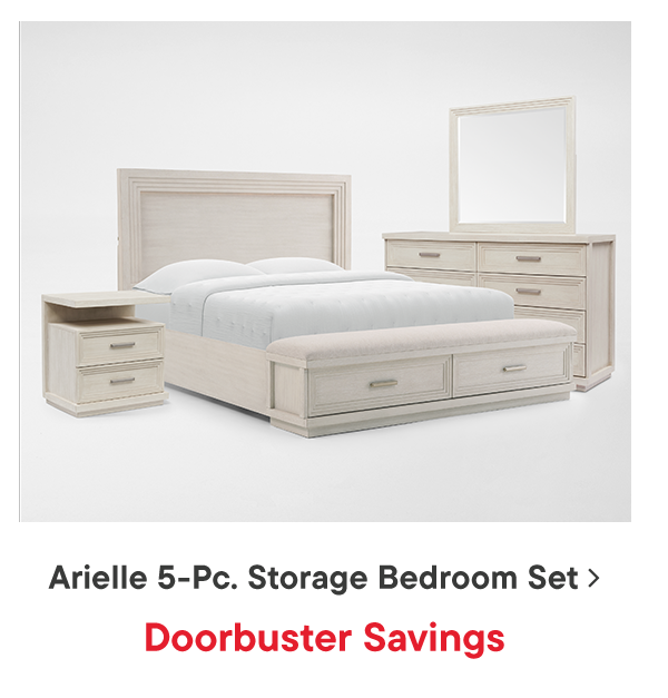 Arielle 5-Pc Storage Bed