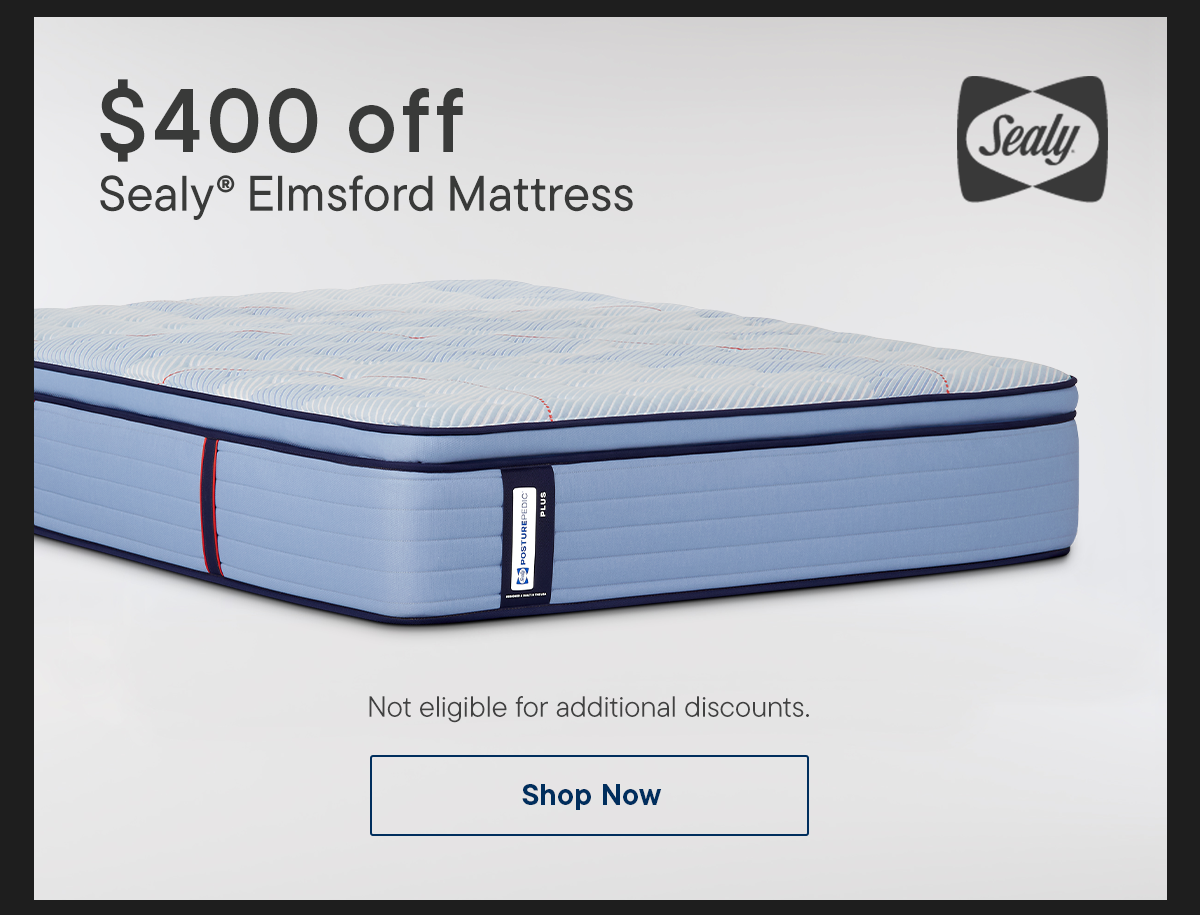 $400 off Sealy Elmsford mattress