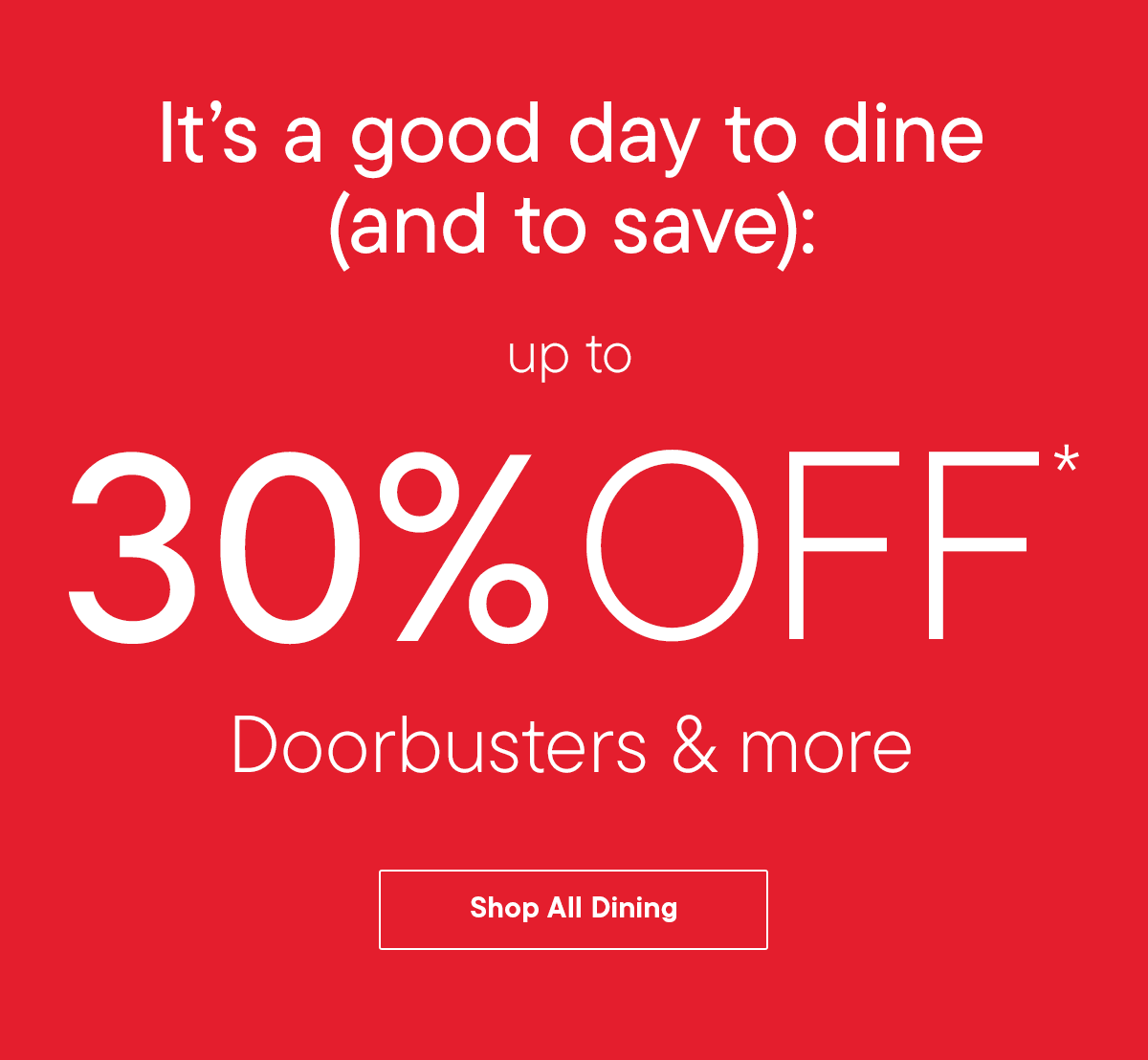 Shop All Dining