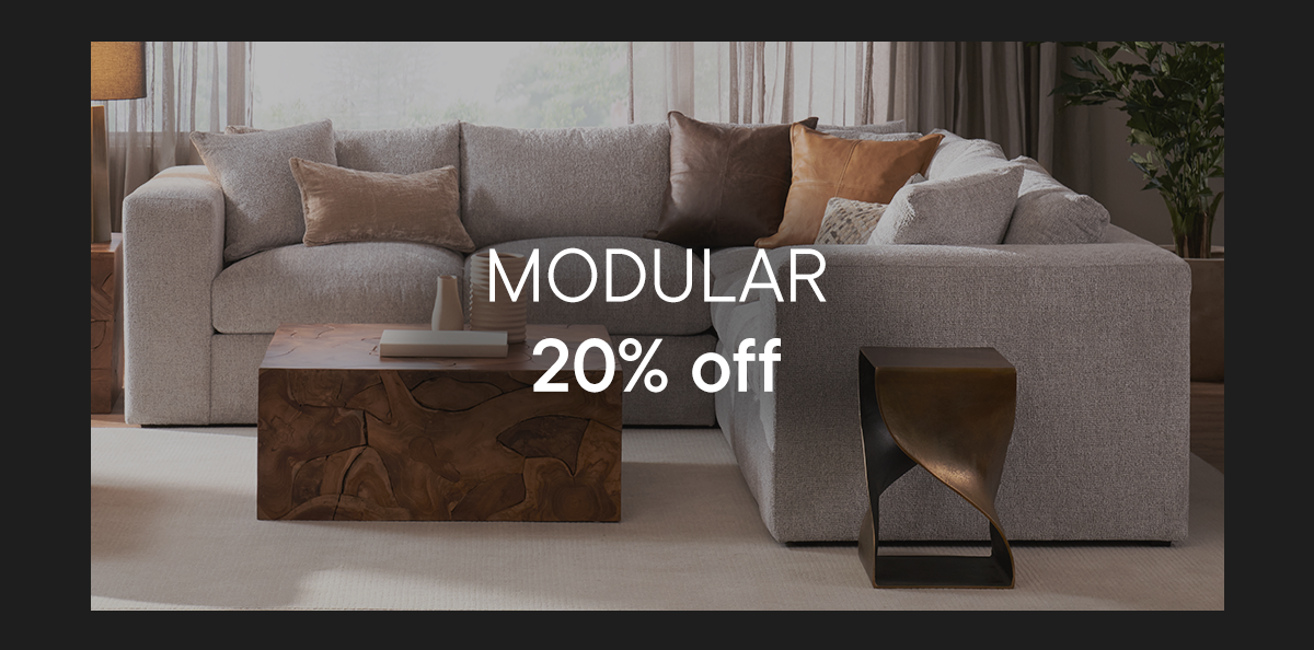 20% off custom modular