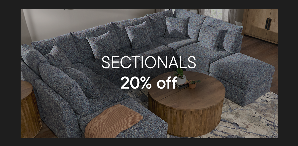 20% off custom sectionals