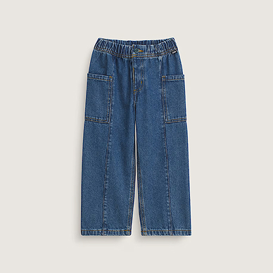 Little Kids Naithin 2.0 Elastic Waist Denim Pants