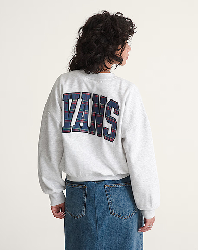 Tartan Up Retro Crew Sweatshirt