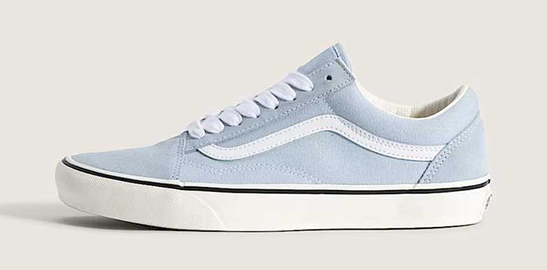 Soft Slate Blue Old Skool Shoe