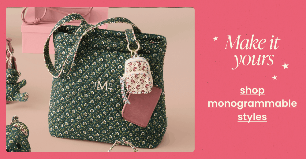 Shop monogrammable styles