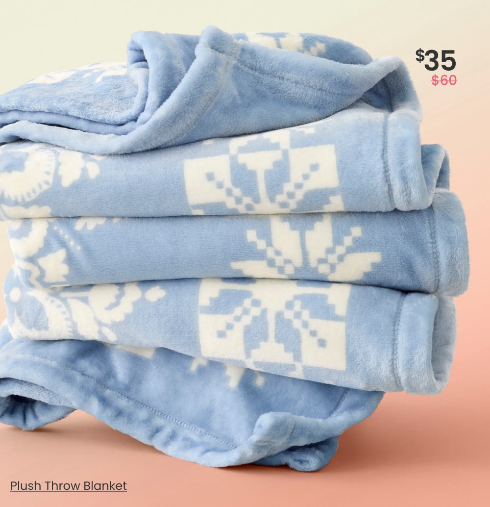 Shop Plush Throw Blanket