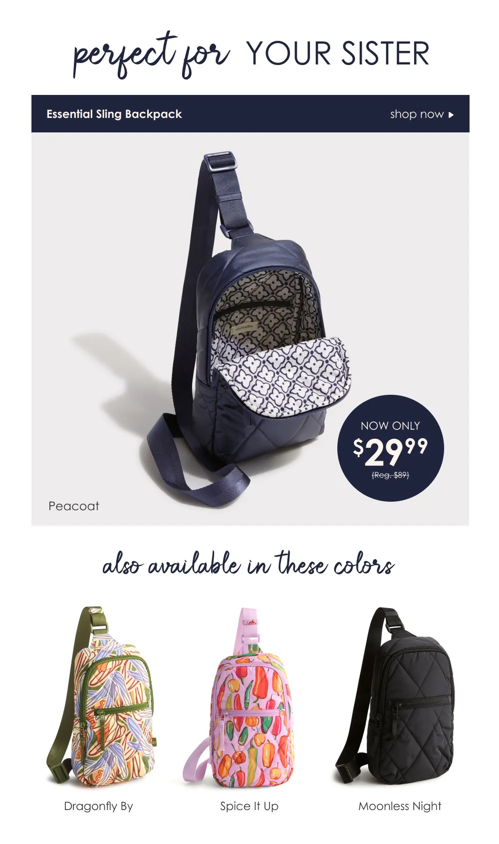 Shop Essential Sling Backpack