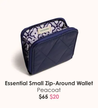 Essential Small Zip-Around Wallet