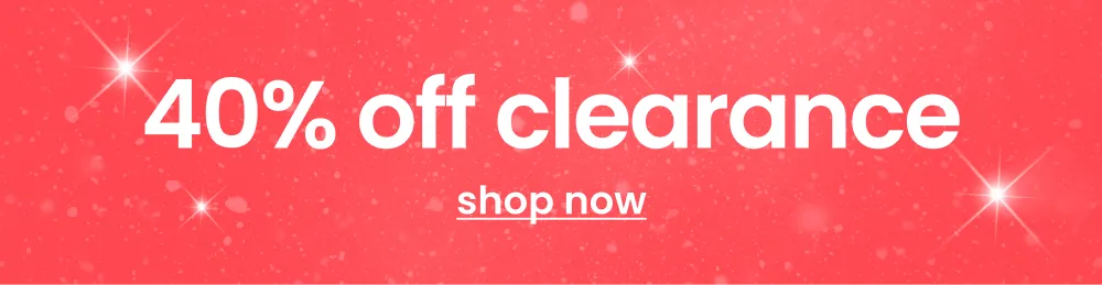 Shop 40% off Clearance