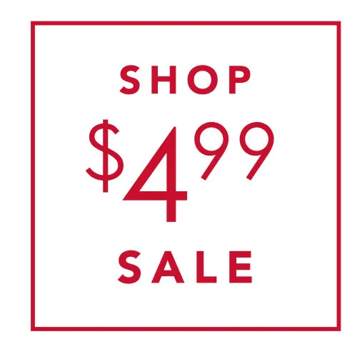 Shop $4.99 Sale