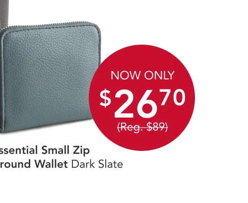 Shop Essential Small Zip-Around Wallet