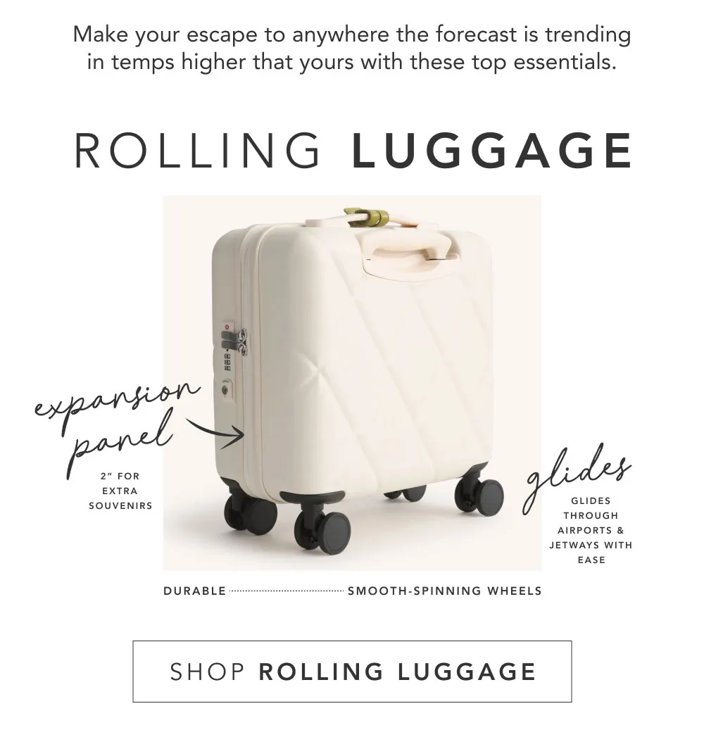 Shop Rolling Luggage