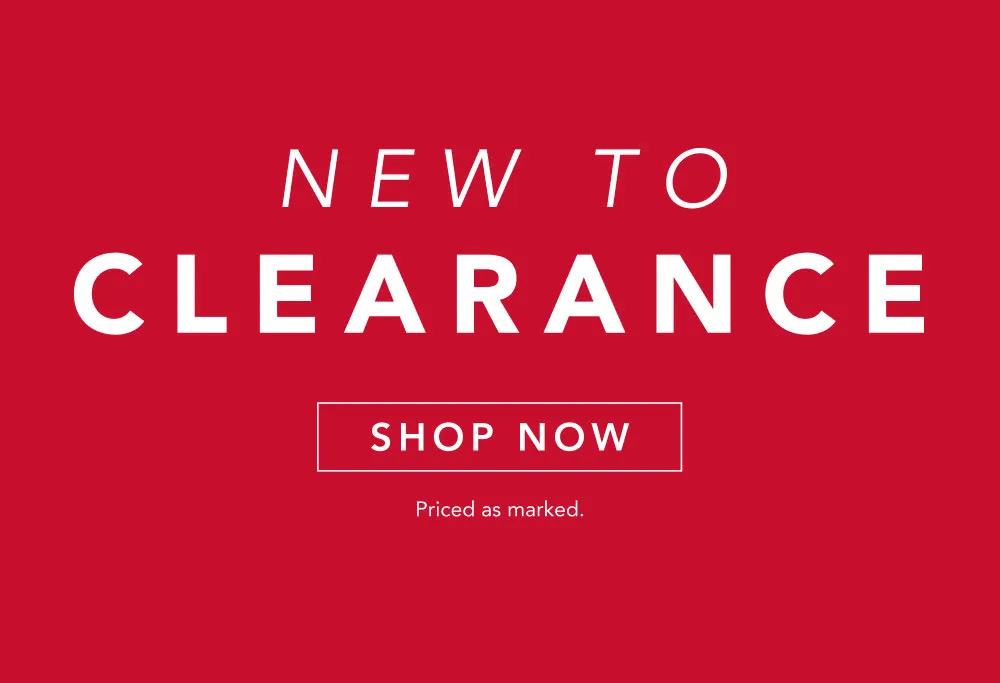 New To Clearance