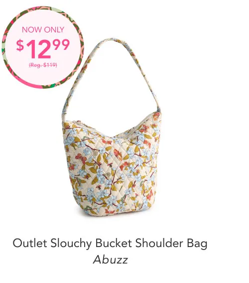 Shop Outlet Slouchy Bucket Shoulder Bag