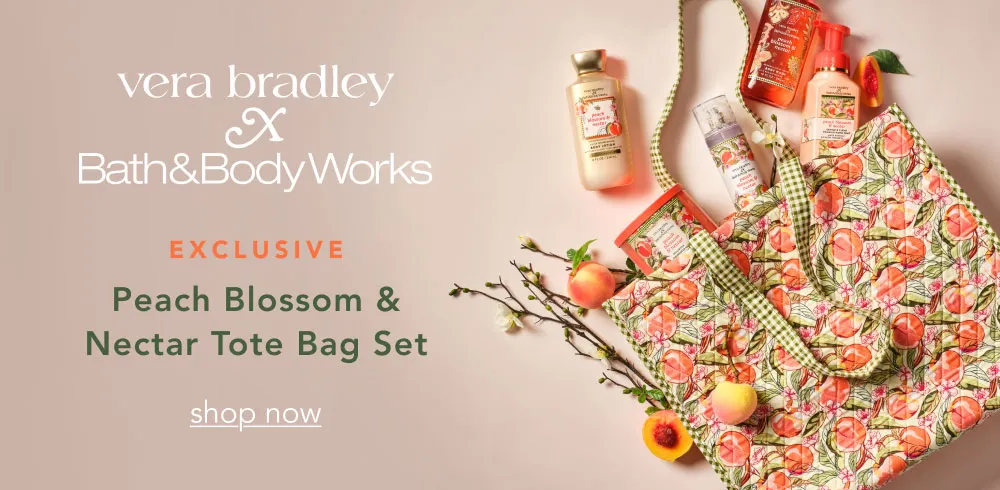 Shop Exclusive Vera Bradley x Bath & Body Works Tote Bag Set