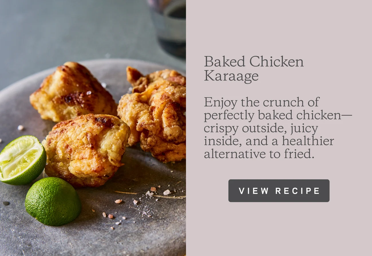 Baked Chicken Karaage