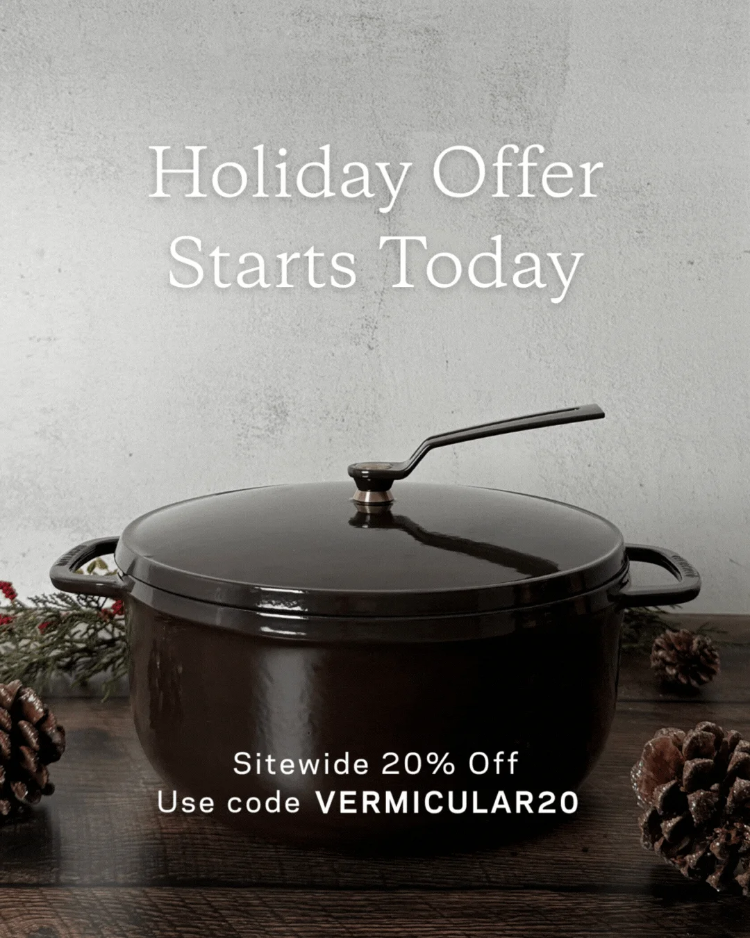 Our First Holiday Offer