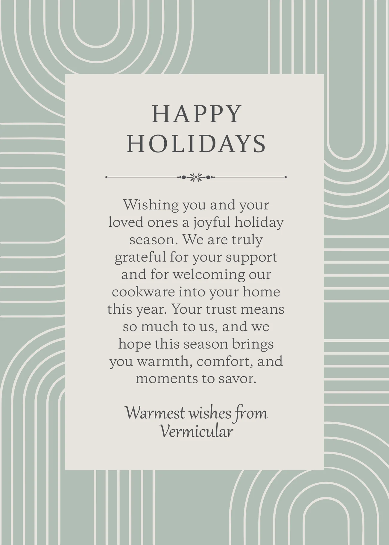 Happy Holidays