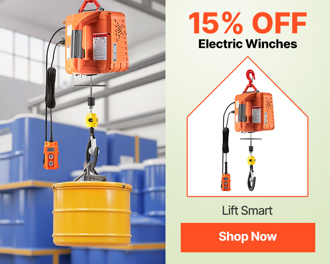 15% OFF Electric Winches