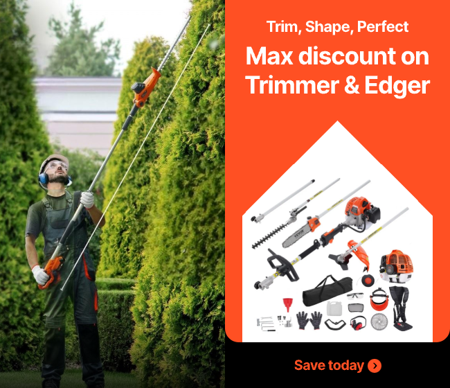 Max discount on Trimmer & Edger