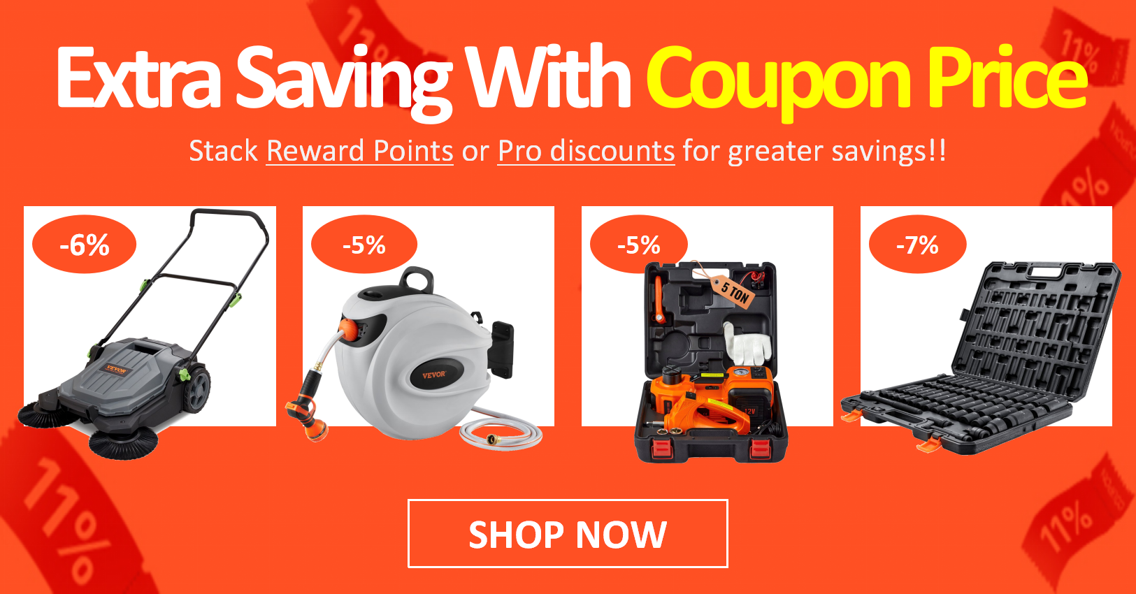 Extra saving with coupon