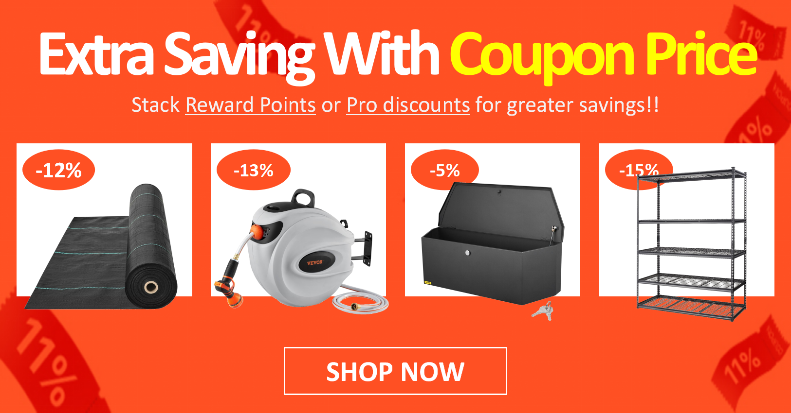 Extra saving with coupon