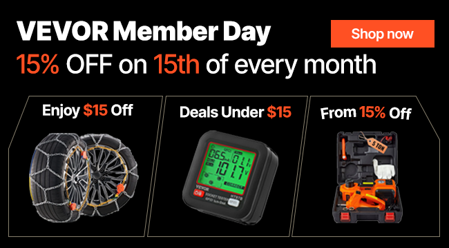 Member DAY! 15 hot picks, 15% off, Every 15th