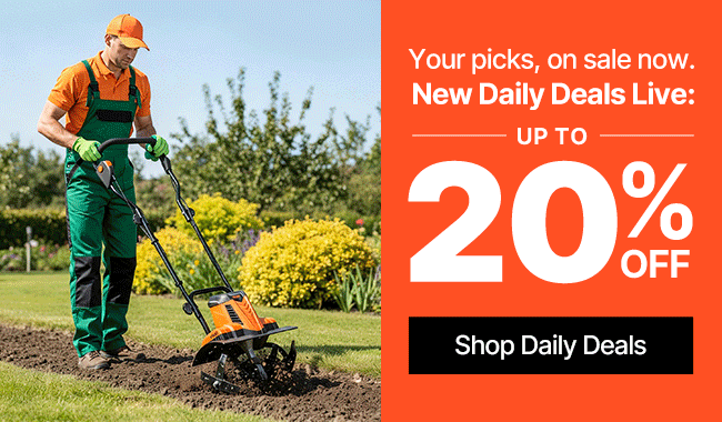 New Daily Deals Live: Up to 20% Off