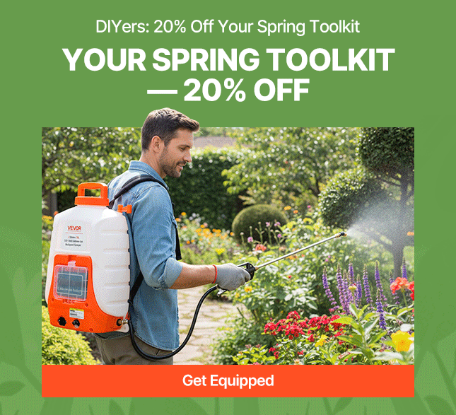 Your spring toolkit—20% off