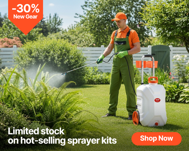 Limited stock on hot-selling sprayer kits