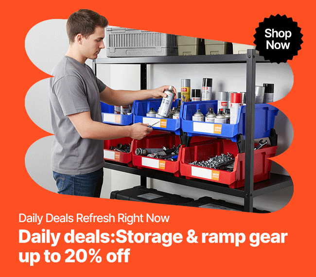 Daily deals: Storage & ramp gear up to 20% off