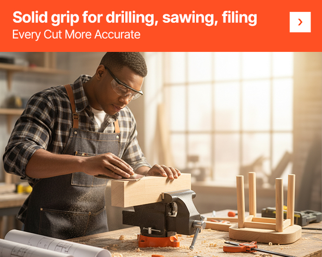 Solid grip for drilling, sawing, filing