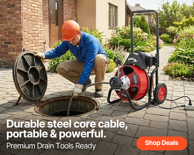  Durable steel core cable, portable & powerful.