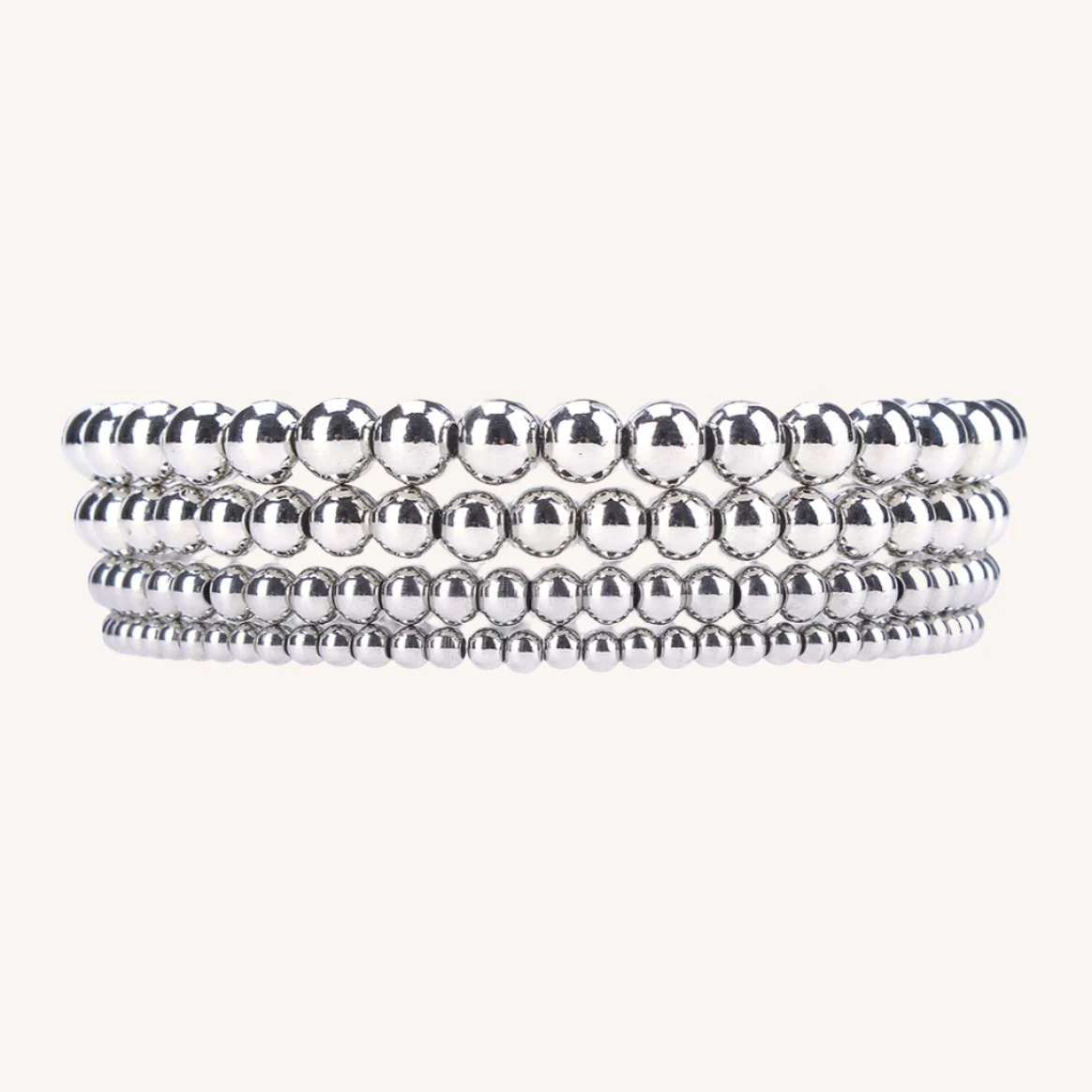 Image of Amie Silver Bracelet Stacking Set