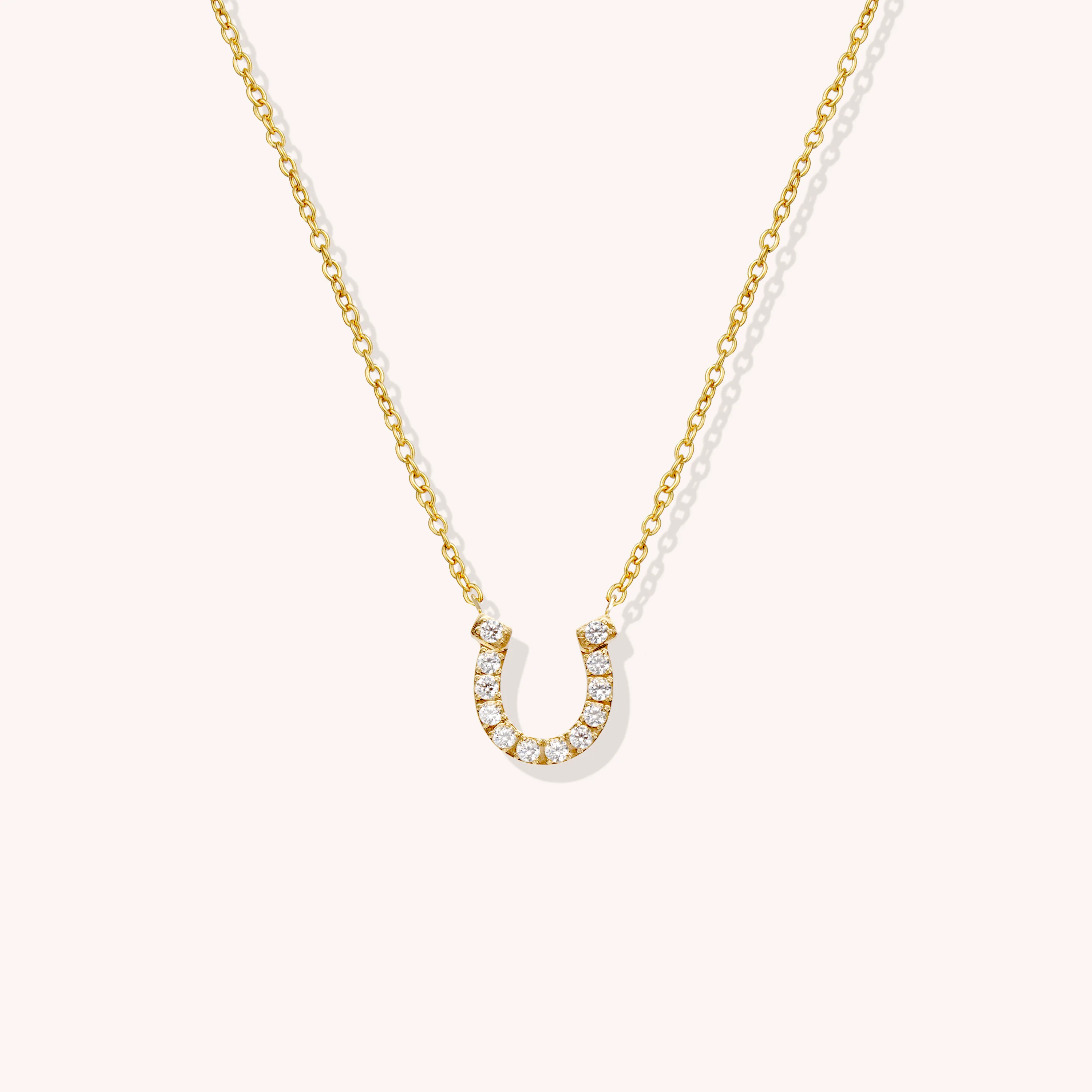 Image of Horseshoe Pendant Necklace