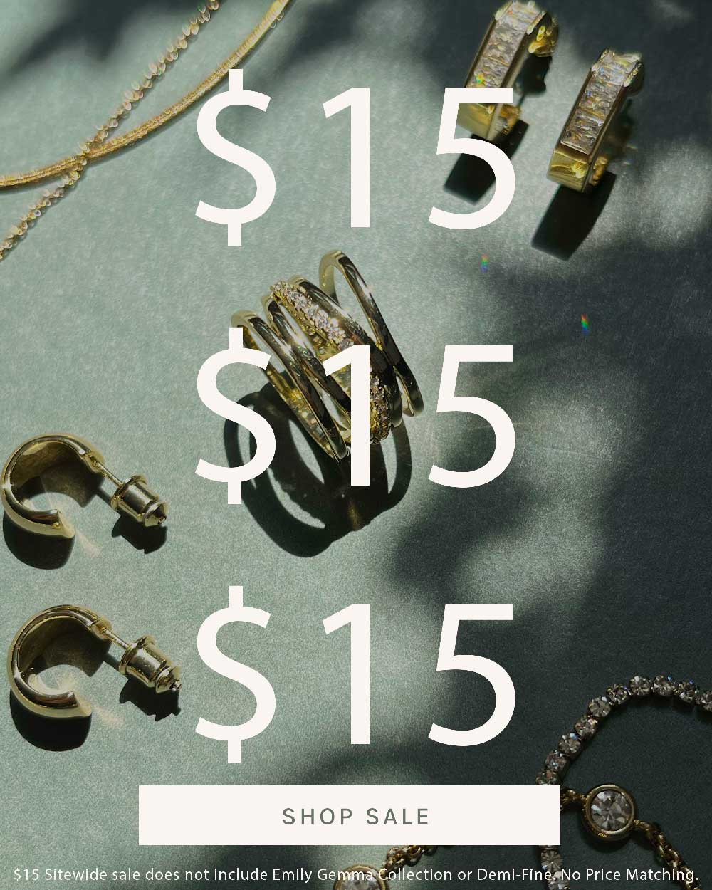 Everything is $15