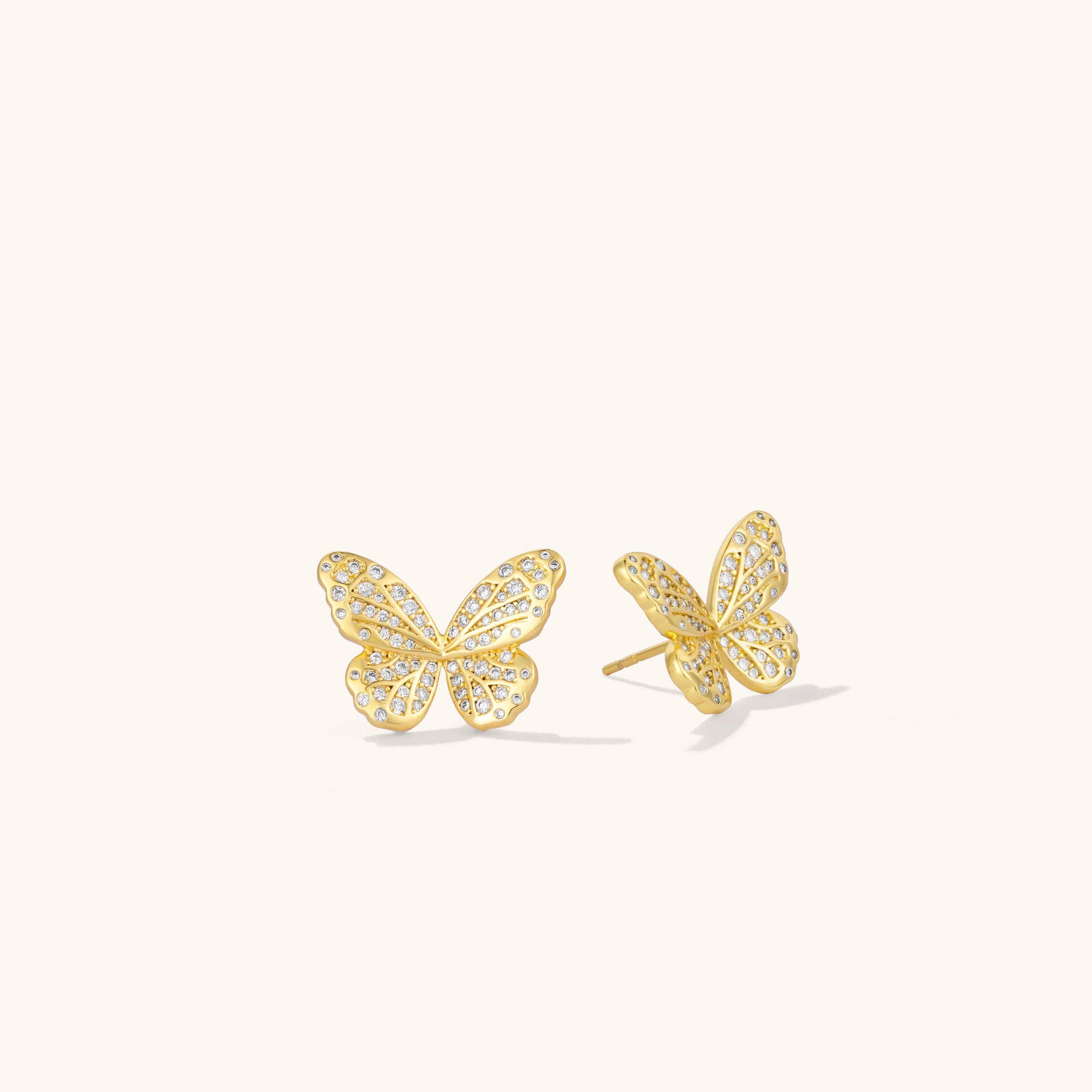 Image of Butterfly Stud Earrings