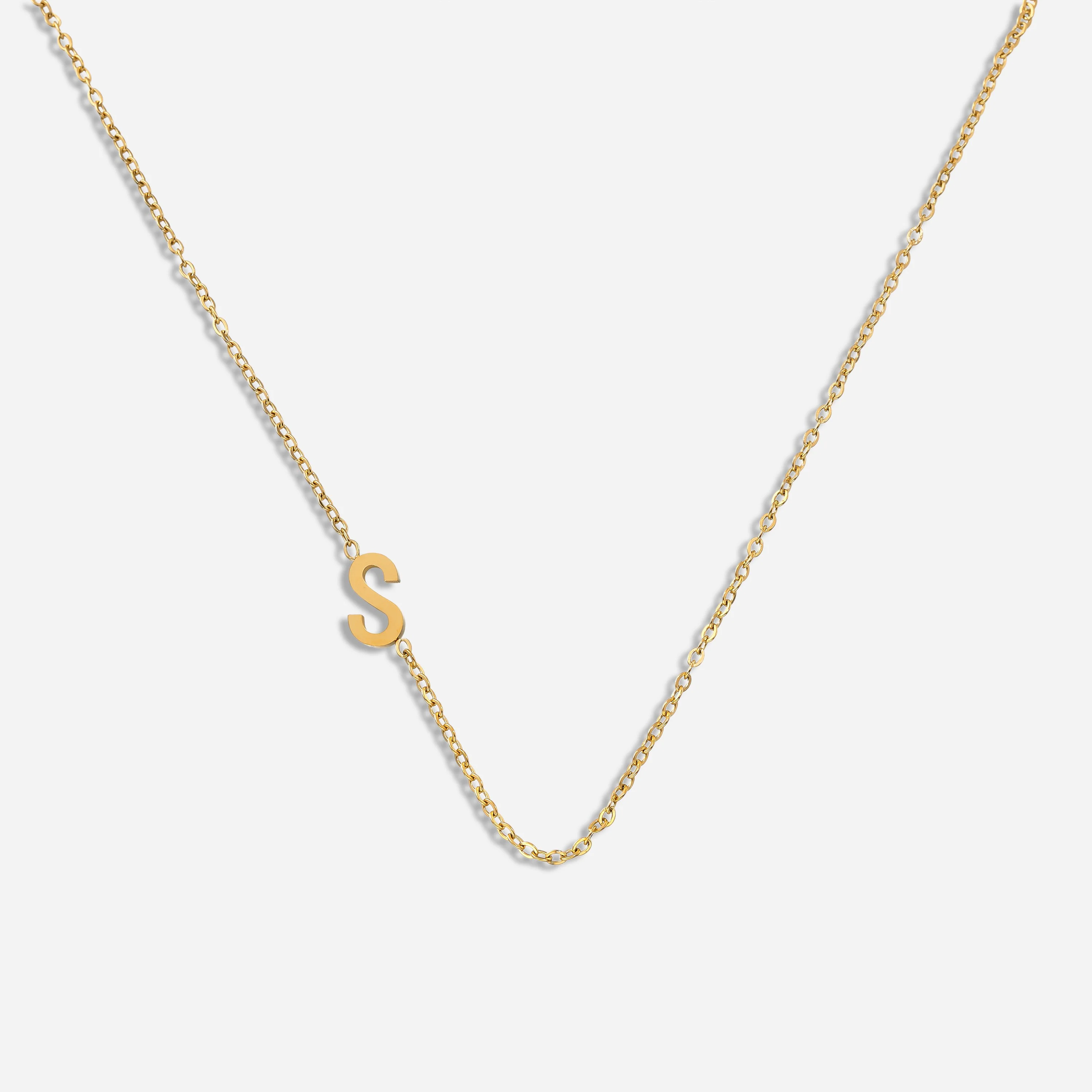 Image of Dainty Personalized Initial Necklace
