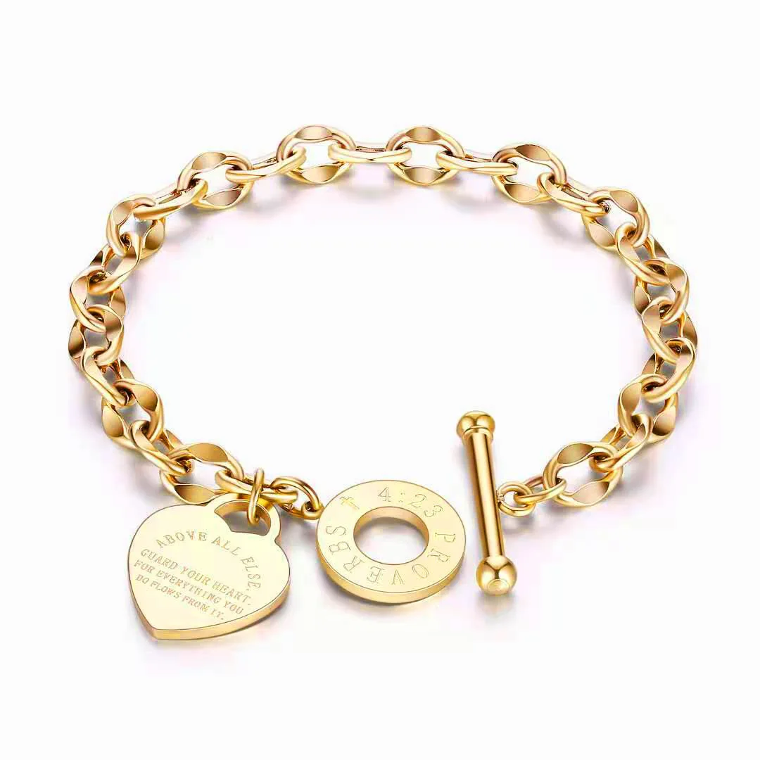 Heart Link Bracelet