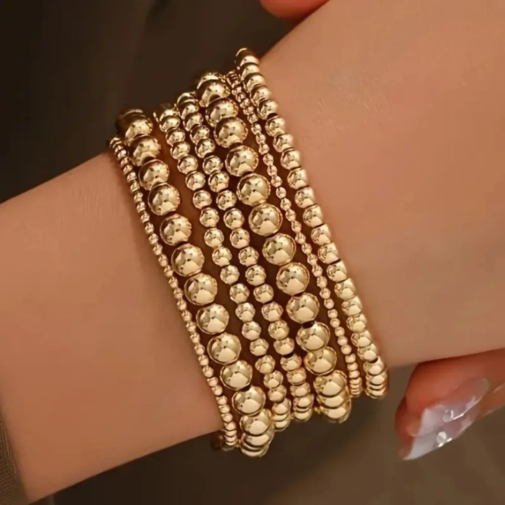 Beaded Cluster Stretch Bracelet