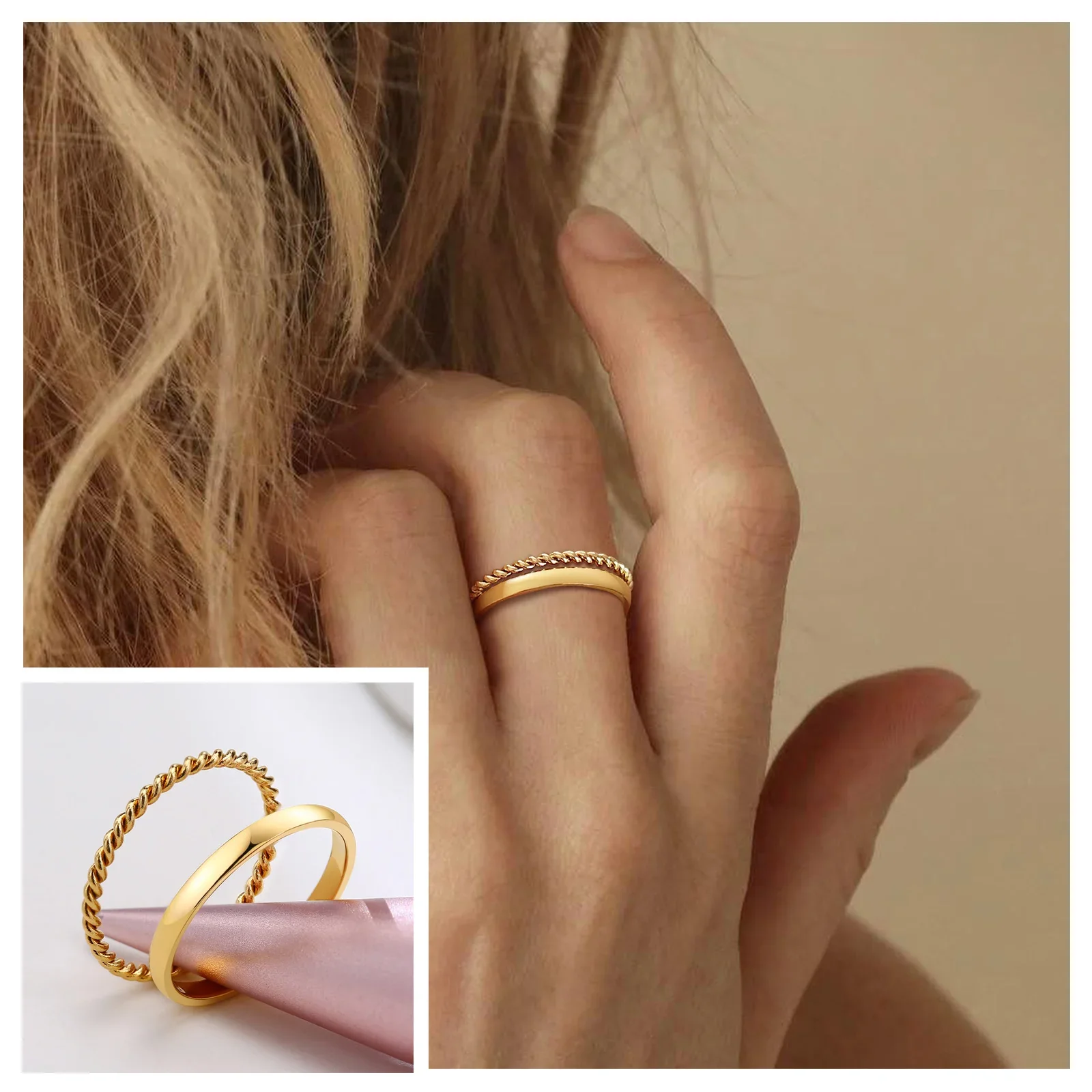 Dome Stacking Ring Set of 2