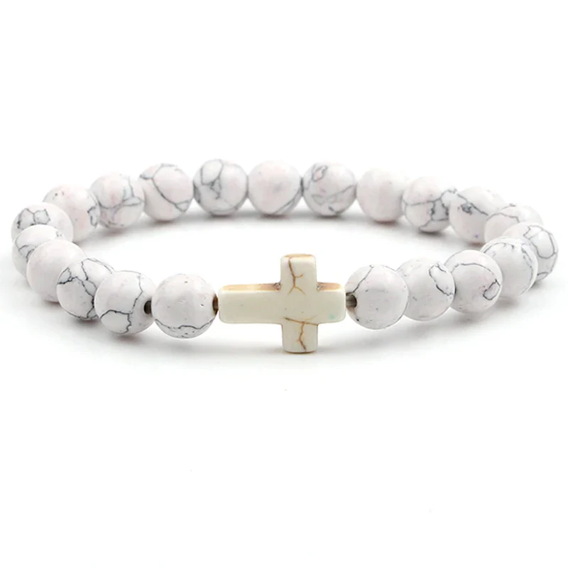 Natural Stone Beaded Bracelet