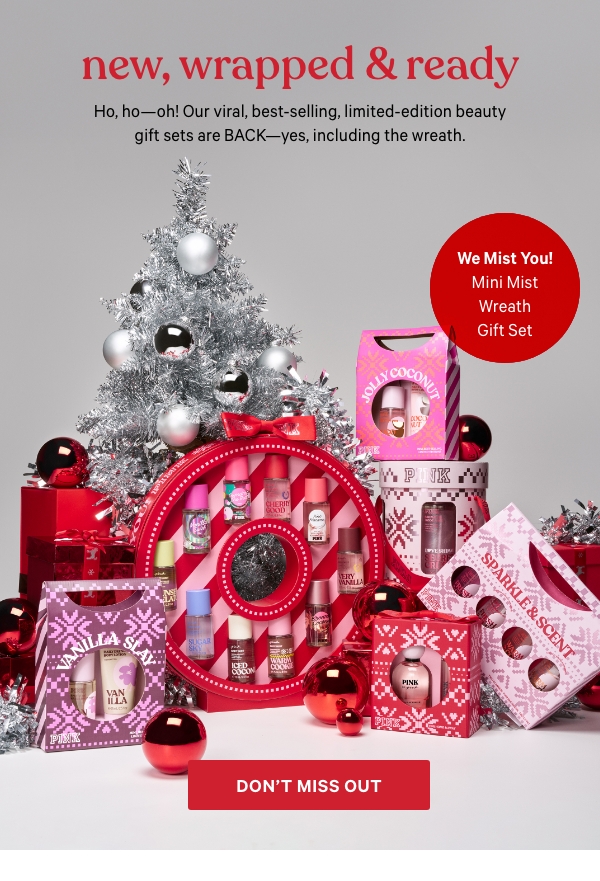 New Wrapped and Ready Gift Sets - Shop Now.