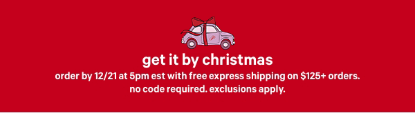 Get Your Gifts in Time.