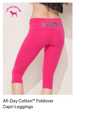 All-Day Cotton Foldover Capri Leggings - Shop Now.