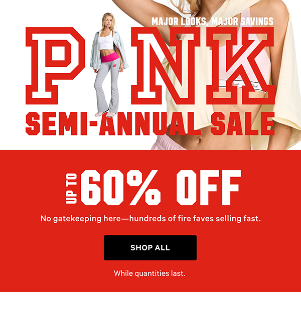 UP TO 60% OFF    While quantities last. Shop All 