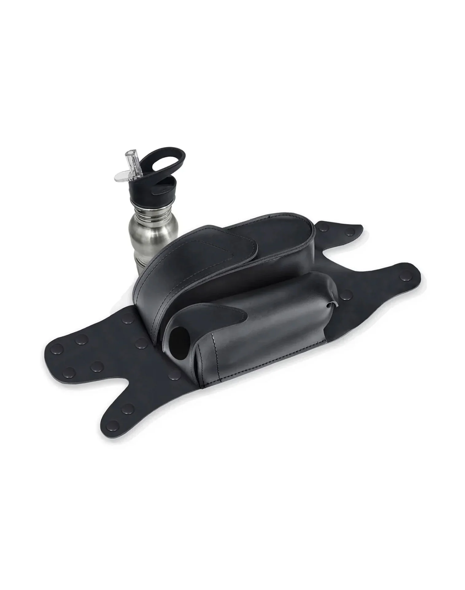 Image of 1L - Leather Motorcycle Saddlebag Guard Bag (Right-Side)