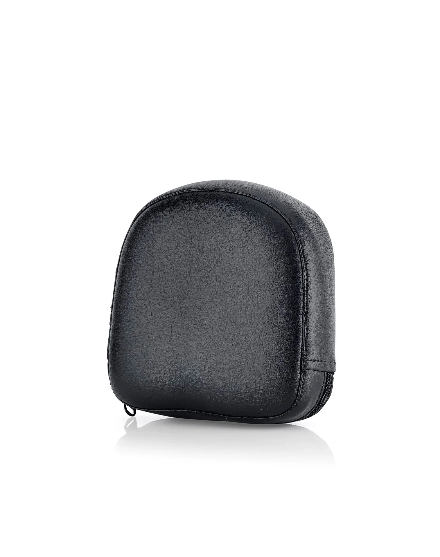 Image of Viking Iron Born Plain Leather Short Motorcycle Backrest Pad for Harley Davidson Foldable Sissy Bar